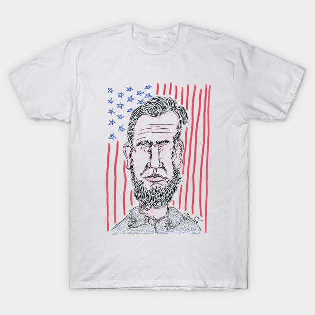 Abraham Lincoln T-Shirt by micalef